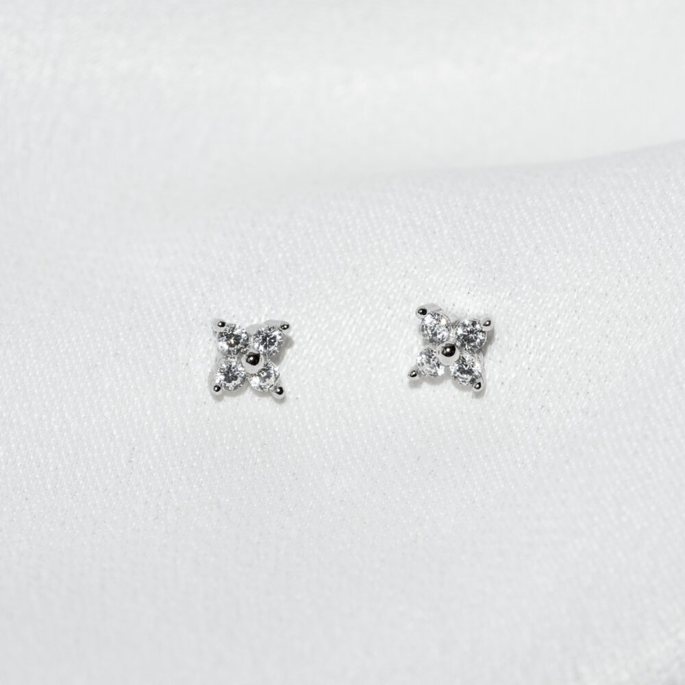 Orecchini A Fulmine In Argento Sterling 925 - Piccoli (4x10 Mm) In Scatola Regalo, Per Donne E Bambine